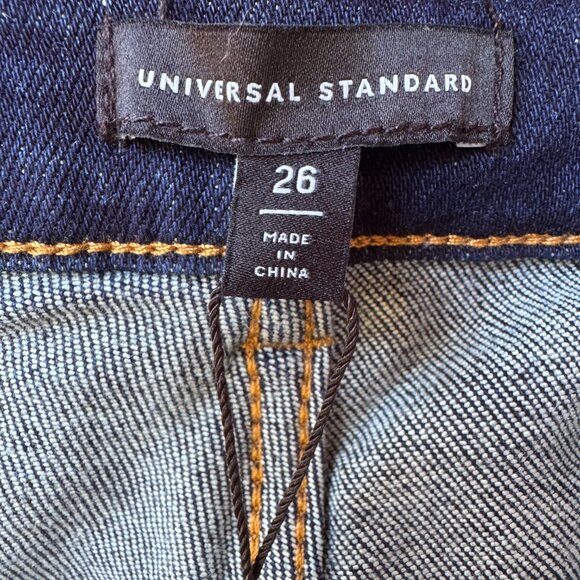 Universal Standard Joni High-Rise Curve Skinny Jeans Women’s Sz 26 Midnight Blue - Picture 3 of 15